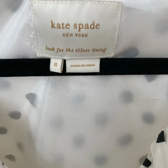 Kate Spade Silk Polka Dot Sleeveless Dress - Picture 3 of 5